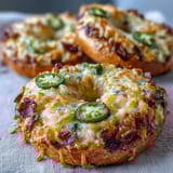 Jalapeño Cheddar Protein Bagels