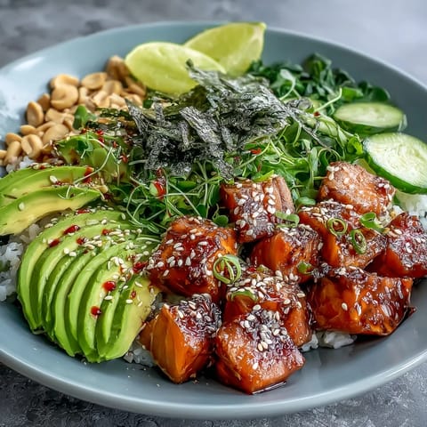 Avocado Salmon Bowl