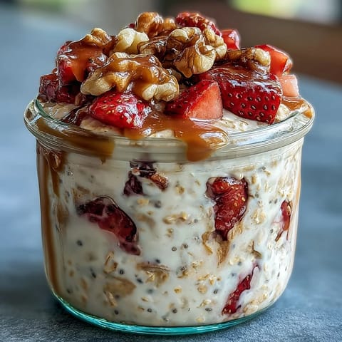 Strawberry Banana Bread Oats