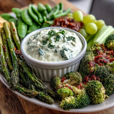 Festive St. Patricks Day Treats Board with green snacks and colorful dips arranged on a vibrant platter for sharing.