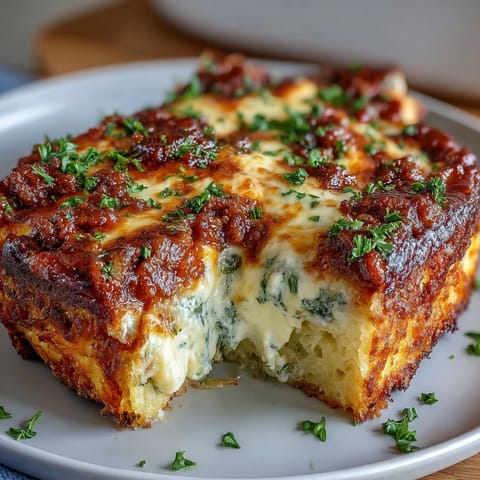 Overnight Amish Breakfast Casserole