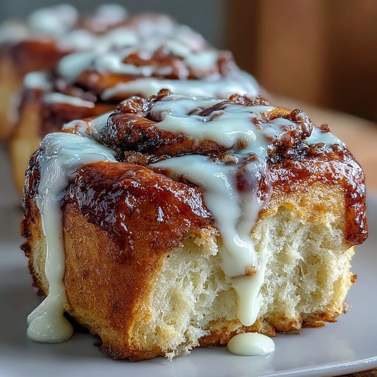 Warm banana bread cinnamon rolls with rich cinnamon filling and smooth icing, perfect for breakfast or dessert.