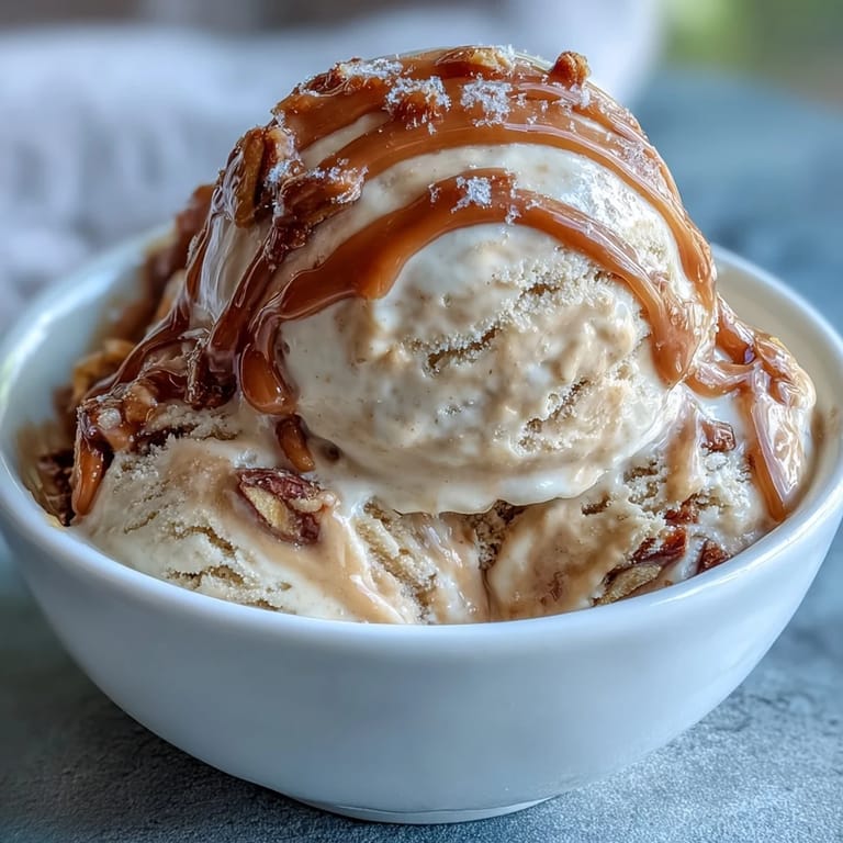 Deliciously smooth four-ingredient peanut butter banana ice cream, perfect for dessert lovers.