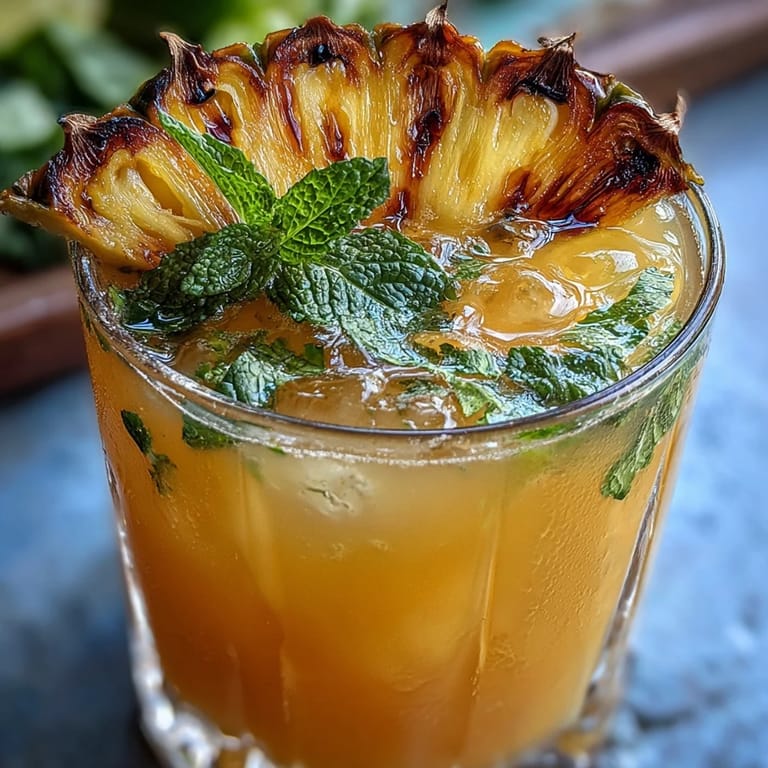 An easy, vibrant Pineapple Coconut Agua Fresca served chilled with fruit garnishes.