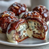 Carrot Cake Truffles with Cream Cheese Coating: bite-sized treats with spiced carrot cake centers and tangy cream cheese coating, perfect for spring parties.  